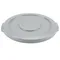 Continental 1002GY Huskee 10 Gallon Gray Round Trash Can Lid