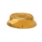 Cambro 1007CW153 Camwear Amber Camcover 10 5/8" Plate Cover - 12/Case