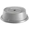 Cambro 1007CW486 Camwear 10 5/8" Silver Metallic Camcover Plate Cover - 12/Case