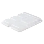 Cambro 10146DCPC190 10" x 14 3/16" Co-Polymer Translucent Serving Tray Lid - 24/Case