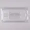 Carlisle 10271U07 StorPlus 1/3 Size Clear Universal Handled Lid with Spoon Notch