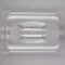 Carlisle 10291U07 StorPlus 1/4 Size Clear Universal Handled Lid with Spoon Notch