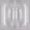 Carlisle 10311U07 StorPlus 1/6 Size Clear Universal Handled Lid with Spoon Notch