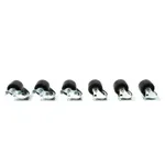 Silver King 10314-91 Casters (Set Of 6)