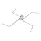 Cretors 10366-SQ4 Blade, Stirrer, 4 Square, Di