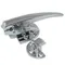 Kason® 10930A0004 5 57/64" Door Latch with Strike - Offset Handle