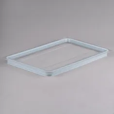 Cambro 10CWGL135 Camwear Full Size Clear Polycarbonate GripLid