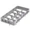 Cambro 10HE1151 Gray 10 Compartment Half Size Full Drop Camrack Extender