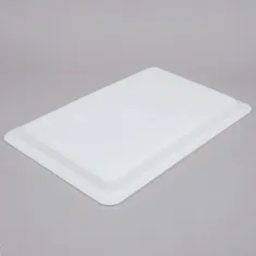 Cambro 1218CP148 White 18" x 12" Poly Flat Lid for Food Storage Box