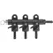Micro Matic 1243S Plastic 3-Way Beer Gas Distributor with Safety