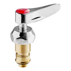 T&S 12446-25NS Cerama Cartridge with Check Valve, Right to Close Lever Handle, and Red Index