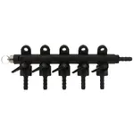 Micro Matic 1244S Plastic 4-Way Beer Gas Distributor with Safety