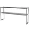 Turbo Air TSOS-5R Stainless Steel Double Overshelf - 60" x 12 13/16"