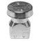 Zurn 14-35XLVCH 1/4" Atmospheric Vacuum Breaker with Vertical Inlet and Outlet with Rough Chrome Finish for High Hazard Conditions