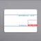 Cas 1493 58 mm x 40 mm White Pre-Printed Equivalent Scale Label Roll - 12/Case