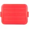 Vollrath 1500-C02 Traex® Color-Mate Red Raised Snap-On Food Storage Box Lid - 20" x 15" x 2 1/2"