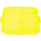 Vollrath 1500-C08 Traex® Color-Mate Yellow Raised Snap-On Food Storage Box Lid - 20" x 15" x 2 1/2"