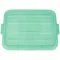 Vollrath 1500-C19 Traex® Color-Mate Green Raised Snap-On Food Storage Box Lid - 20" x 15" x 2 1/2"