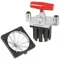 Vollrath 15054 Redco 10 Section Wedge T-Pack for Vollrath Redco InstaCut 3.5 -Tabletop Mount