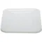 Cambro 1520CBCP148 Cambox 20" x 15" White Plastic Bus Tub / Food Storage Box Lid