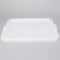 Vollrath 1522-C05 Traex® Color-Mate White Recessed Bus Tub / Food Storage Box Lid - 20" x 15"