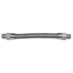 Dormont 16100B36 36" Stainless Steel Moveable Foodservice Gas Connector - 1" Diameter