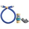 Dormont 16100BPQ24 SnapFast® 24" Gas Connector Kit with Elbow - 1" Diameter