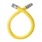 Dormont 16100NPFS48 48" Stainless Steel Stationary Foodservice Gas Connector Hose - 1" Diameter