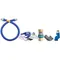 Dormont 16125BPQSR60 SnapFast® 60" Gas Connector Kit with Swivel MAX®, Elbow, and Restraining Cable - 1 1/4" Diameter
