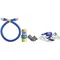 Dormont 1650BPQR60 SnapFast® 60" Gas Connector Kit with Elbow and Restraining Cable - 1/2" Diameter