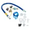 Dormont 1650KIT36 Deluxe SnapFast® 36" Gas Connector Kit with Two Elbows and Restraining Cable - 1/2" Diameter