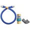 Dormont 1675BPQ24 SnapFast® 24" Gas Connector Kit with Elbow - 3/4" Diameter