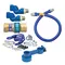 Dormont 1675BPQ2SR48 SnapFast® 48" Gas Connector Kit with Two Swivels and Restraining Cable - 3/4" Diameter