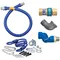 Dormont 1675BPQSR60 SnapFast® 60" Gas Connector Kit with Swivel MAX®, Elbow, and Restraining Cable - 3/4" Diameter