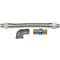 Dormont 1675BQ48 48" Stainless Steel Moveable Foodservice Gas Connector with SnapFast® - 3/4" Diameter