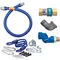 Dormont 1675KIT2S24 Deluxe SnapFast® 24" Gas Connector Kit with Two Swivels and Restraining Cable - 3/4" Diameter