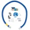 Dormont 1675KITCF60 Deluxe Safety Quik® 60" Gas Connector Kit with Two Elbows and Restraining Cable - 3/4" Diameter