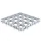 Cambro 16E5151 Camrack 16 Compartment Soft Gray Half Drop Full Size Camrack Stemware Extender
