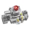 Robertshaw 1720-00D Natural Gas / Liquid Propane Safety Valve; 7/16" Gas In / Out; 1/4" Pilot In / Out
