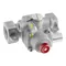 Robertshaw 1720-00G Type "J" TS Safety Natural Gas / Liquid Propane Magnet Head and Gas Carrier; 1/2" Gas In / Out; 1/4" Pilot In / Out