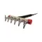 Micro Matic 1734-S Kool-Rite Glycol Cooled 6 Tap Insert - 1 5/8" Shank, Center Outlet