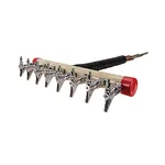 Micro Matic 1735-L Kool-Rite Glycol Cooled 8 Tap Insert - 2 5/8" Shank, Center Outlet