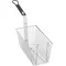 Avantco 177FB1366 13 1/4" x 6 1/2" x 5 7/8" Fryer Basket with Front Hook for FF40, FF50, FF300, and FF400