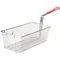 Avantco 177FB1796 17 1/2" x 9 1/4" x 6 1/8" Twin Fryer Basket with Front Hook