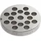 Avantco 177MG1248 #12 Stainless Steel Grinder Plate for MG12 and MG12R Meat Grinders - 3/8"