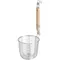 Avantco 177PCB100RD 4 7/8" x 4 1/2" Pasta Basket with Wooden Handle for PC101 and PC102 Pasta Cookers