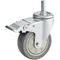 Avantco 177PMX60CAST 4" Swivel Plate Caster