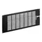 Avantco 17812951 Black Back Grille for GDC-12F-HC
