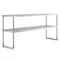 Avantco 178SSDOS6818 18" x 67 15/16" Stainless Steel Double Deck Overshelf
