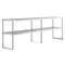 Avantco 178SSDOS9418 18" x 93 13/16" Stainless Steel Double Deck Overshelf